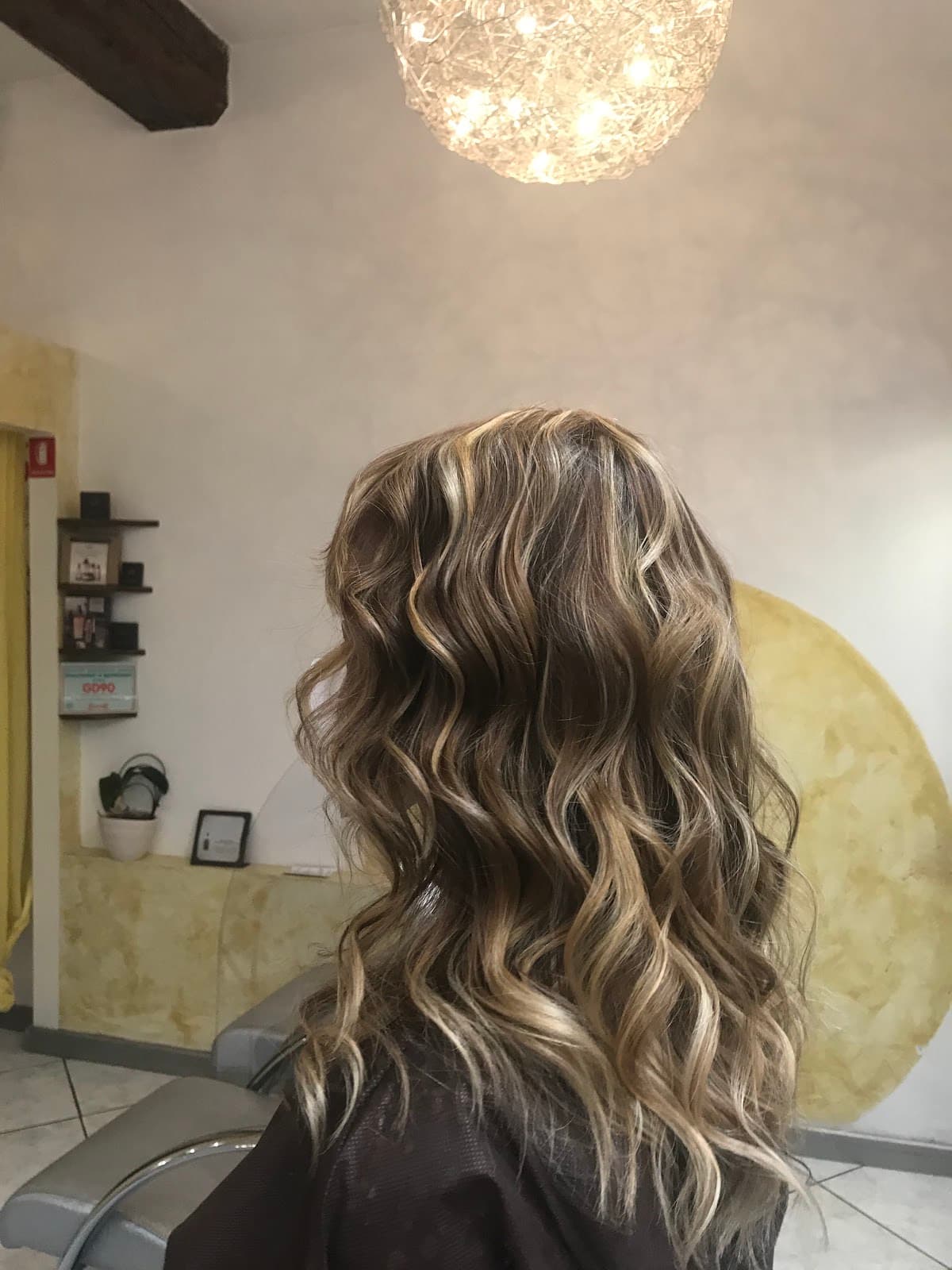 Balayage caramello sulle lunghezze