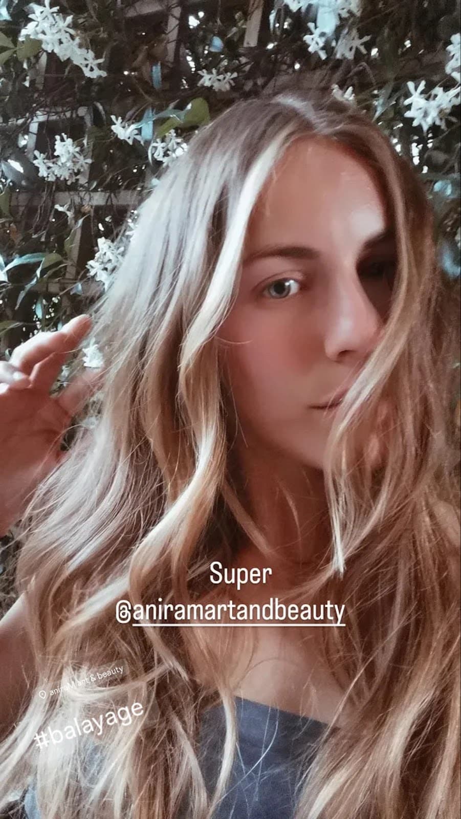 Onde biondo balayage