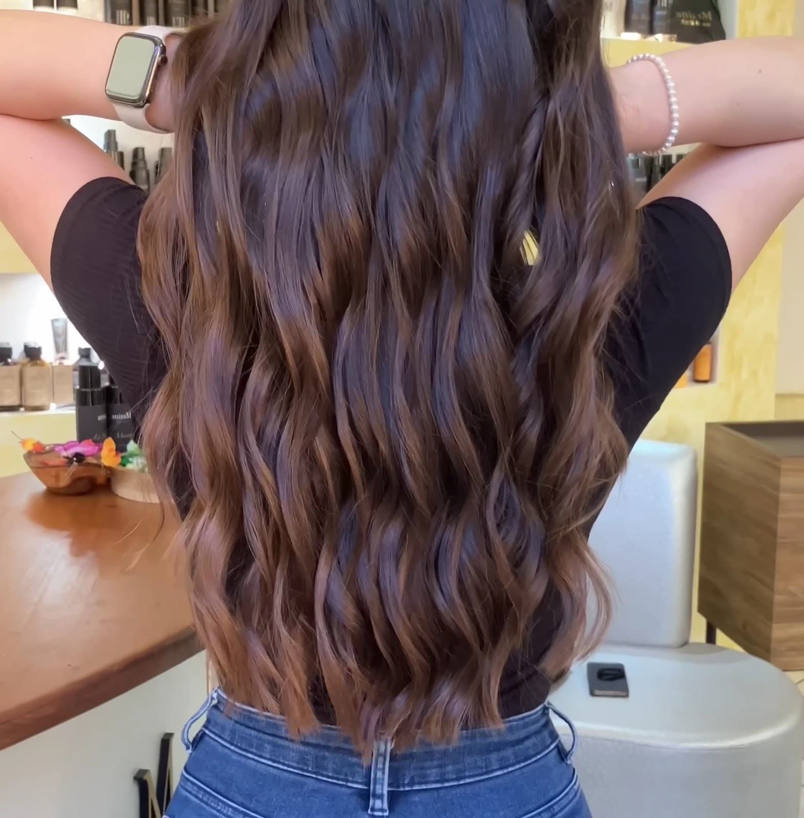 Castano e balayage glossy