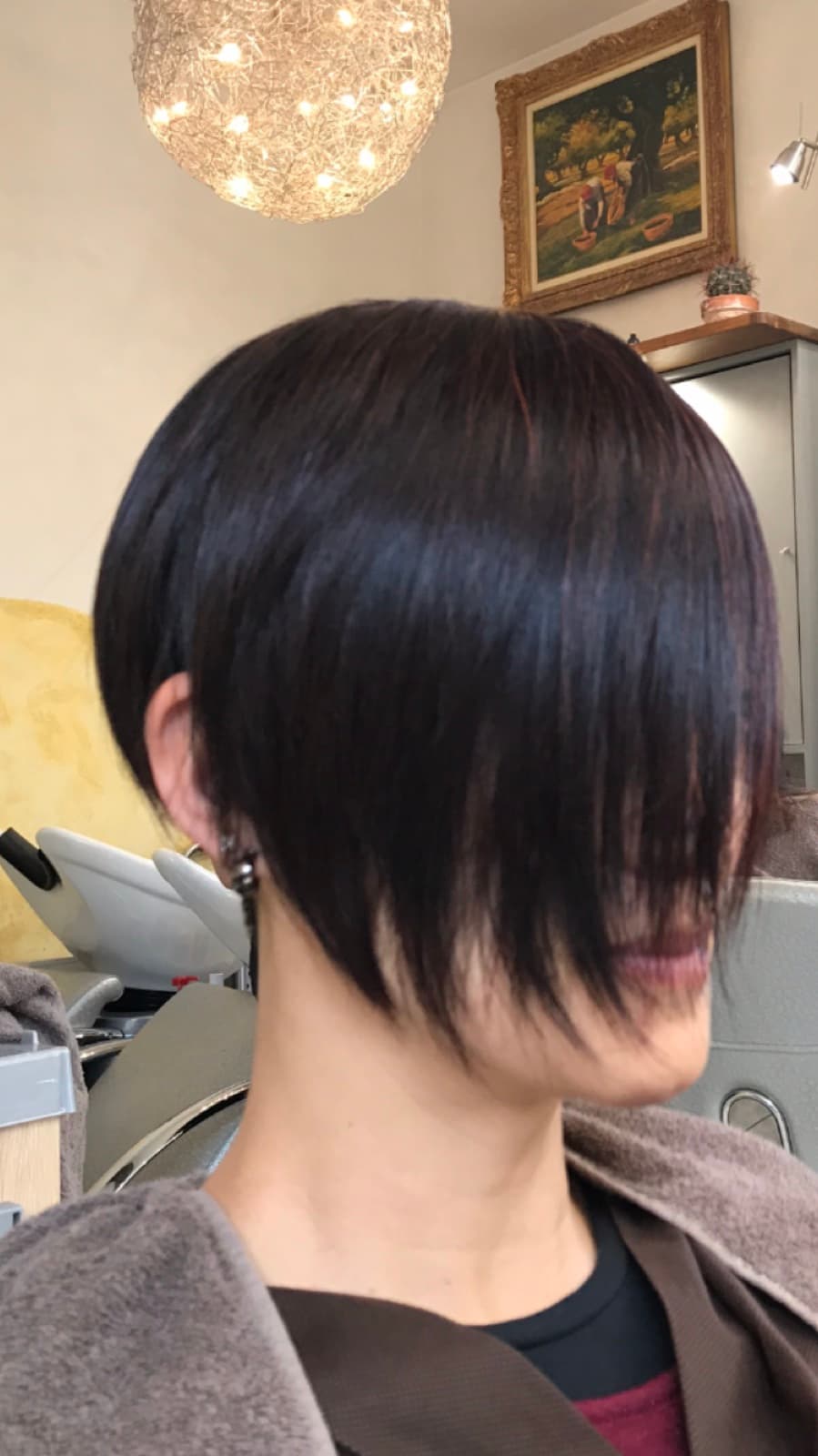 Taglio corto scuro